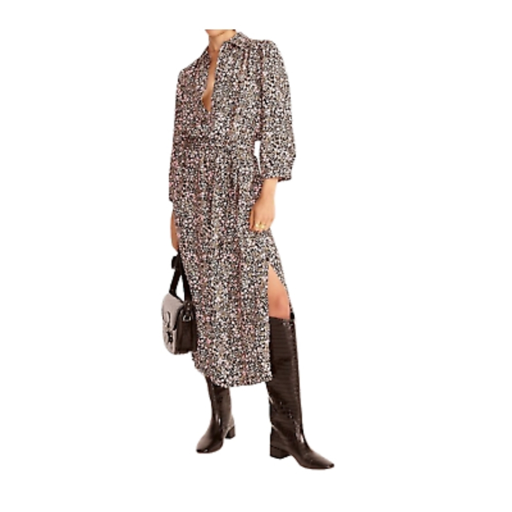 J CREW FLORAL DRESS SZ 4 NEW